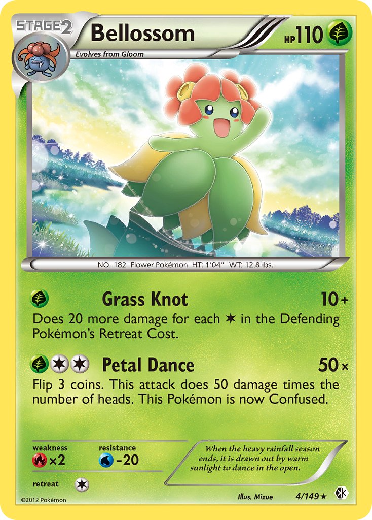 Bellossom 4/149 Non-Holo Rare - MissingNo.