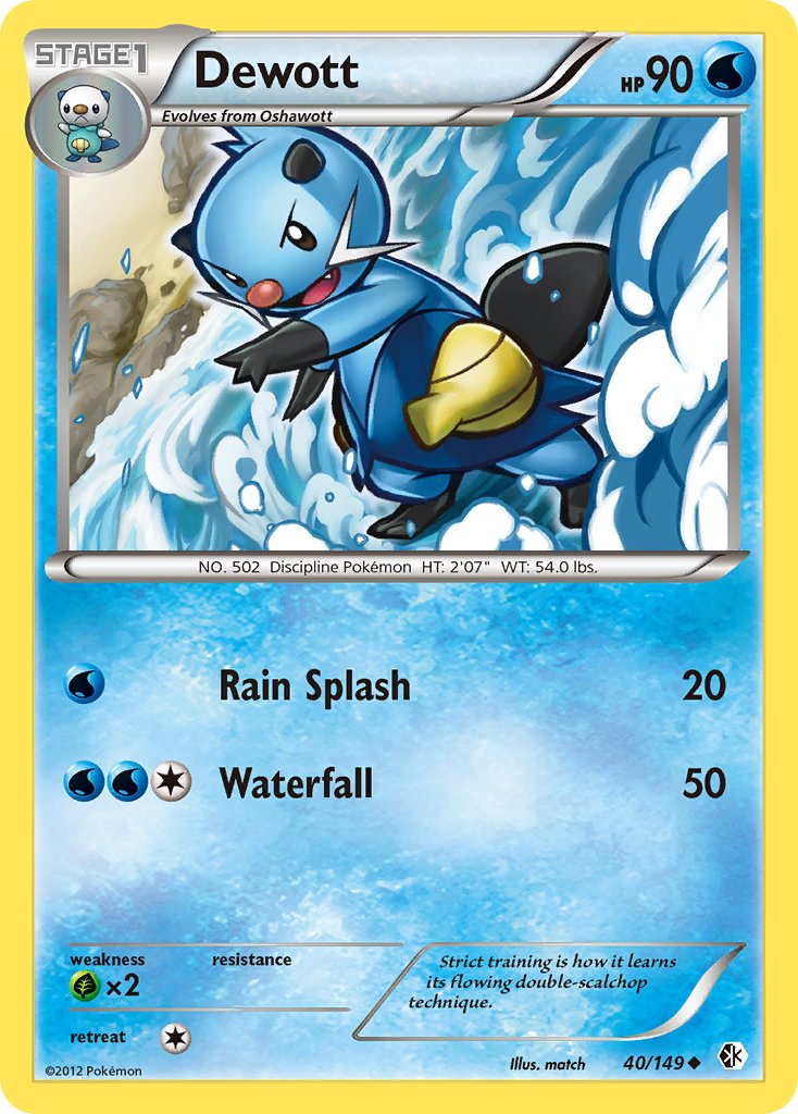 Dewott 40/149 Uncommon - MissingNo.