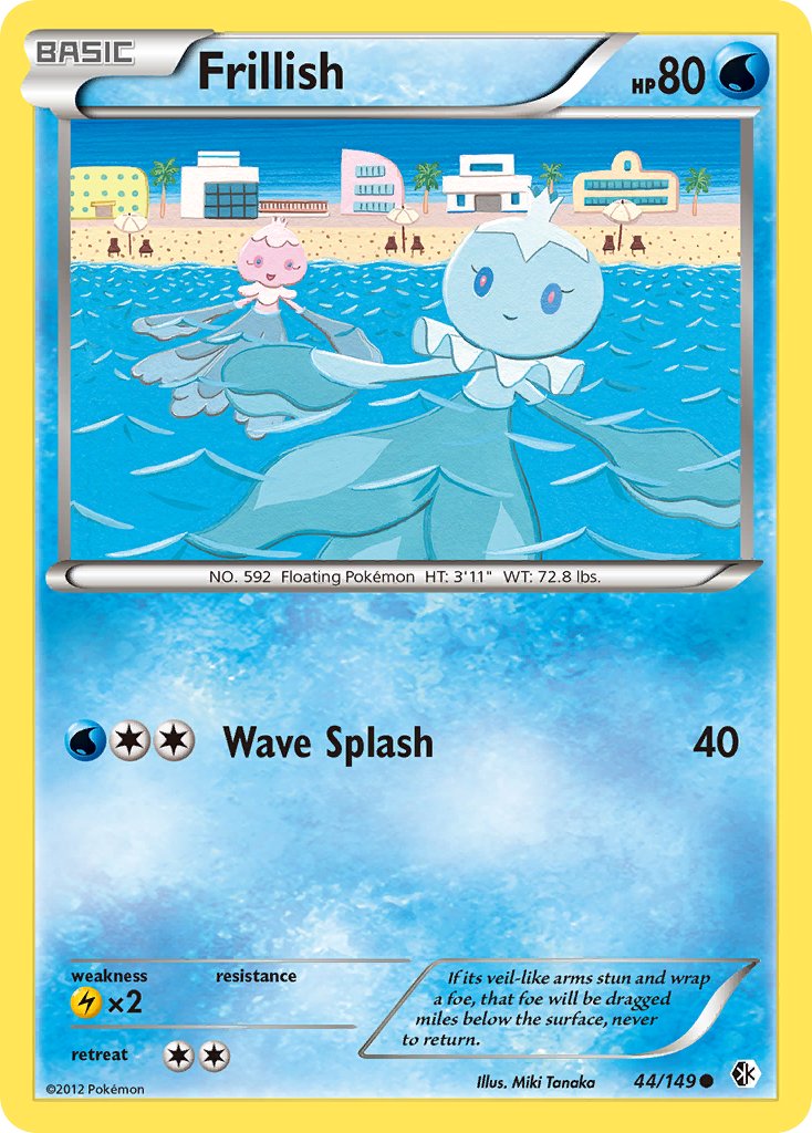 Frillish 44/149 Reverse Common - MissingNo.