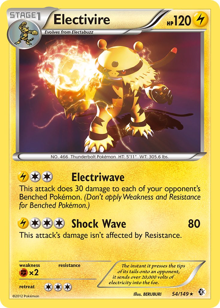 Electivire 54/149 Cosmos Holo Furious Fists Two Pack Blisters Exclusive - MissingNo.