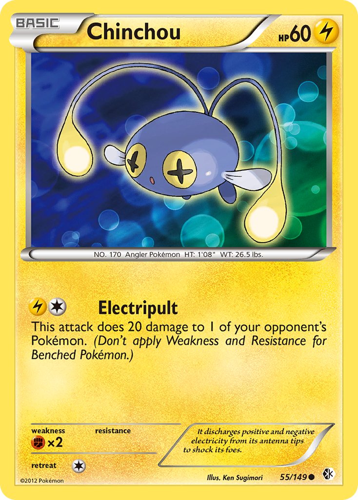 Chinchou 55/149 Reverse Common - MissingNo.