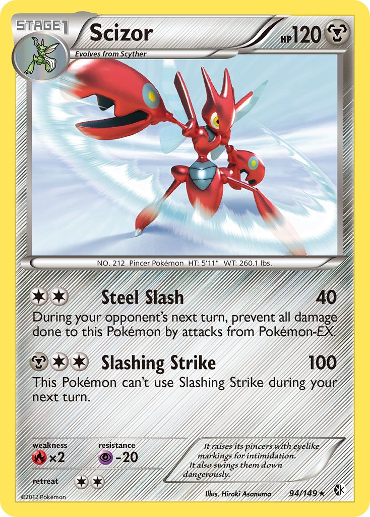 Scizor 94/149 Cosmos Holo Furious Fists Two Pack Blisters Exclusive - MissingNo.
