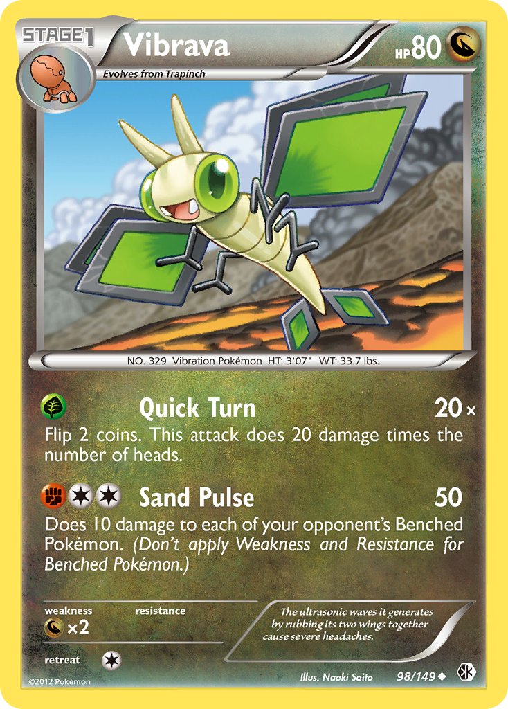 Vibrava 98/149 Uncommon - MissingNo.