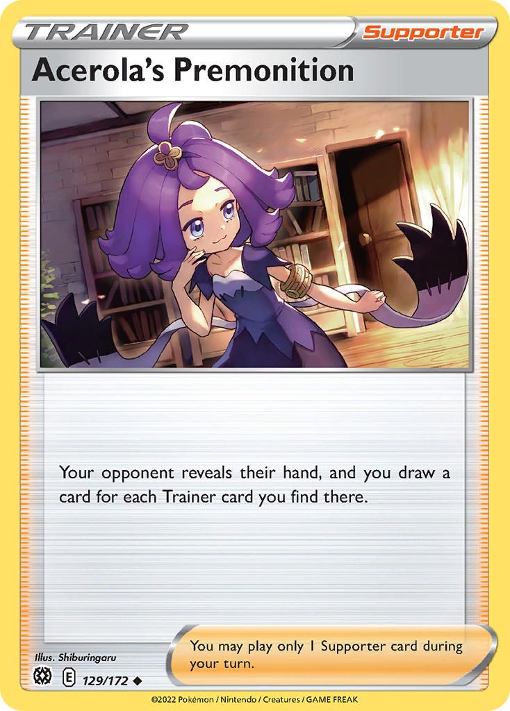 Acerola's Premonition 129/172 Reverse Uncommon