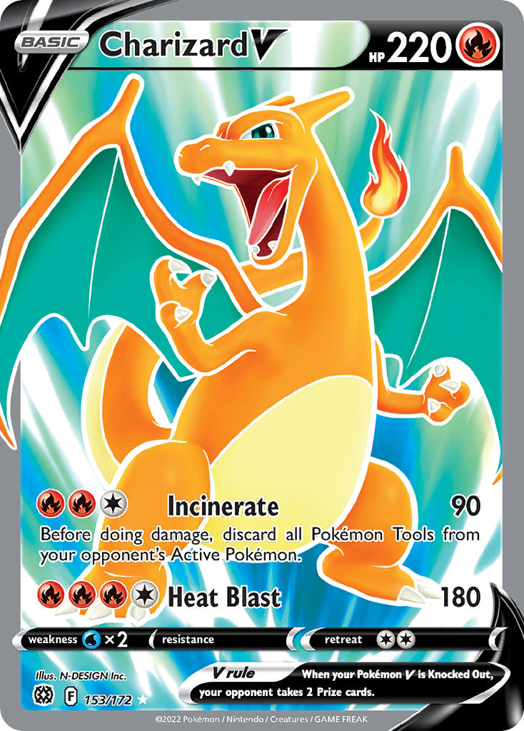 Charizard V 153/172 Holo Ultra Rare V