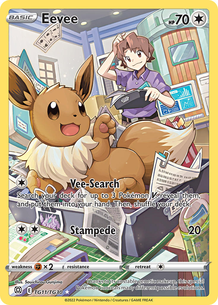 Eevee TG11/TG30 Holo Rare