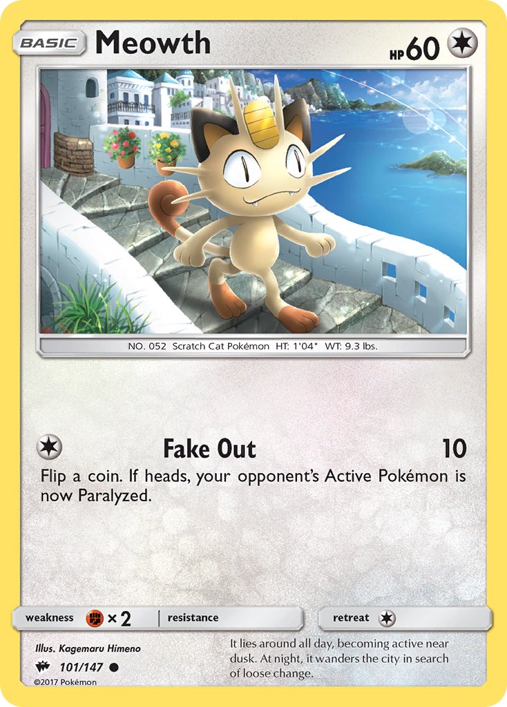 Meowth 101/147 Common - MissingNo.