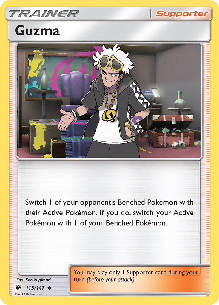 Guzma 115/147 Uncommon - MissingNo.