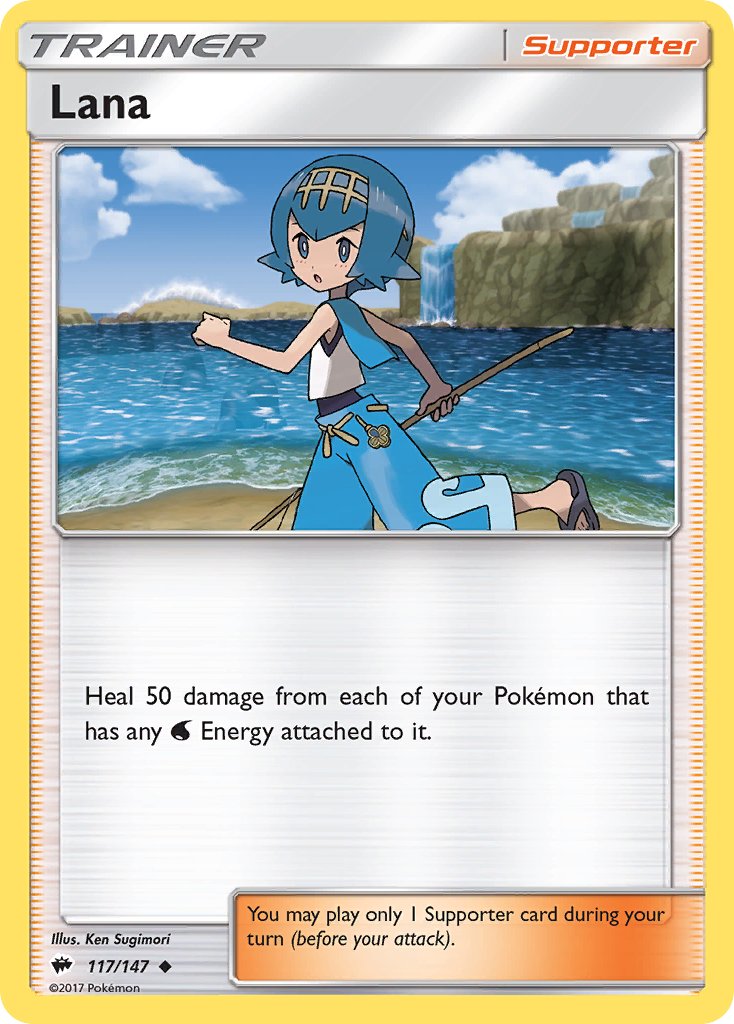 Lana 117/147 Reverse Uncommon - MissingNo.