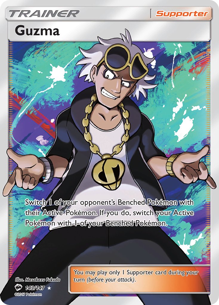 Guzma 143/147 Holo Ultra Rare - MissingNo.