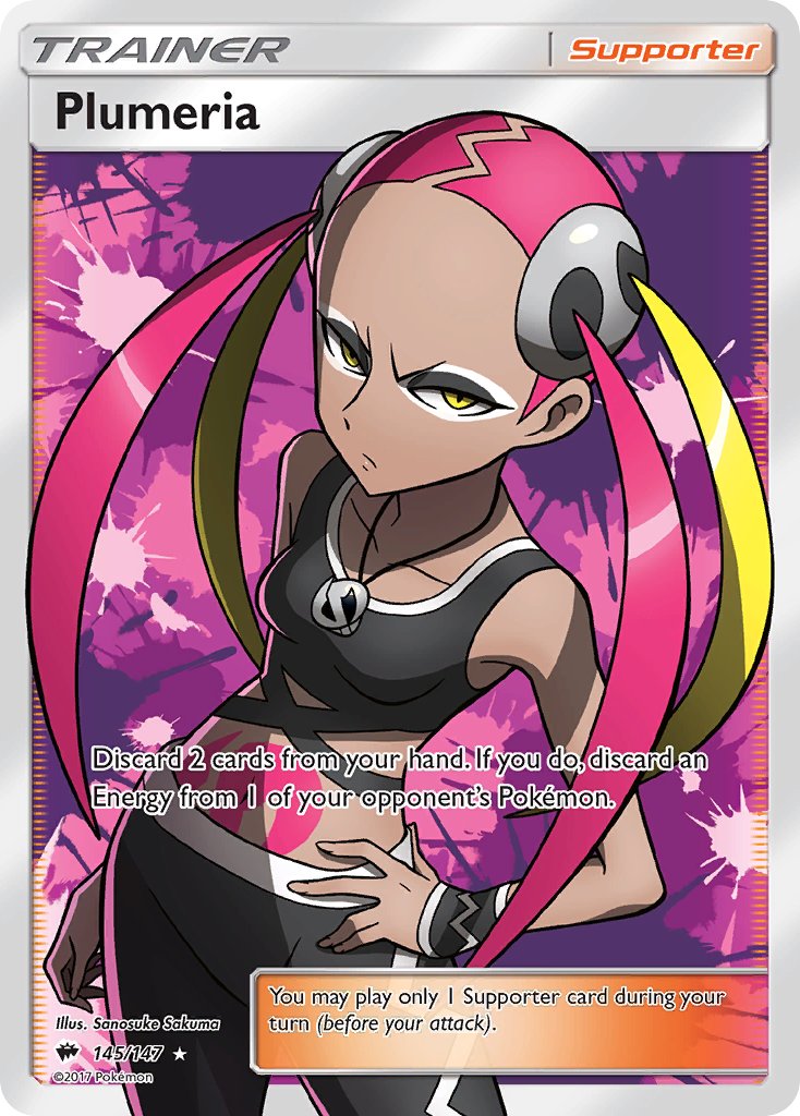 Plumeria 145/147 Holo Ultra Rare - MissingNo.