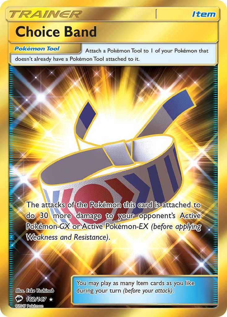 Choice Band 162/147 Gold Secret Rare - MissingNo.