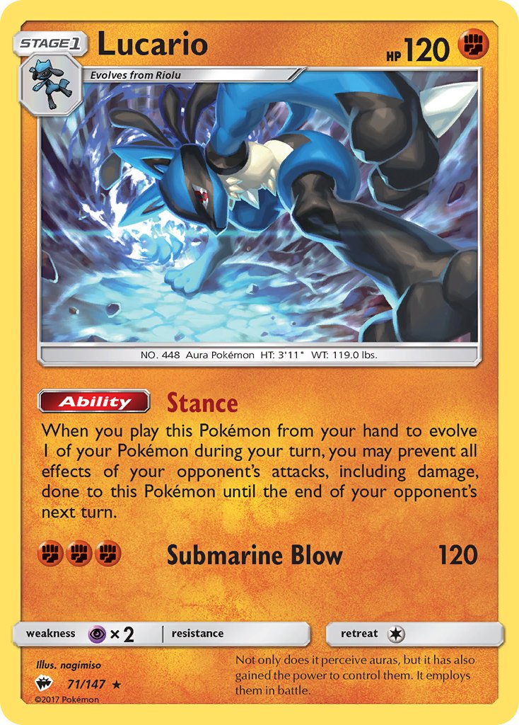 Lucario 71/147 Holo Rare - MissingNo.