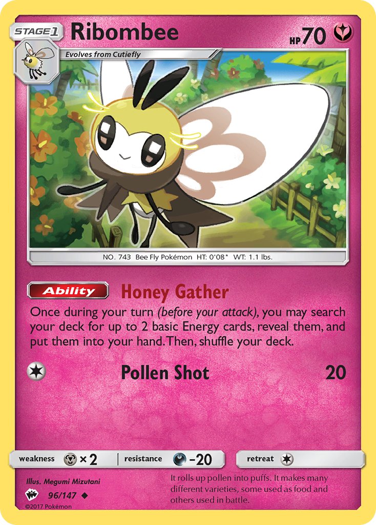 Ribombee 96/147 Uncommon - MissingNo.