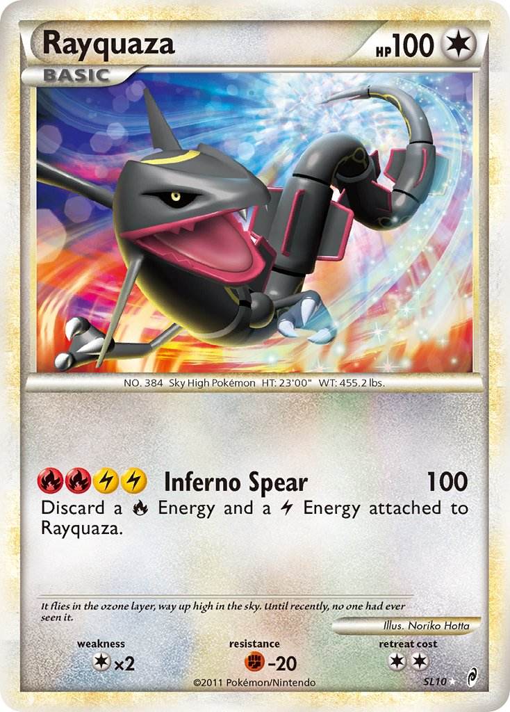 Rayquaza SL10 Holo Secret Rare - MissingNo.