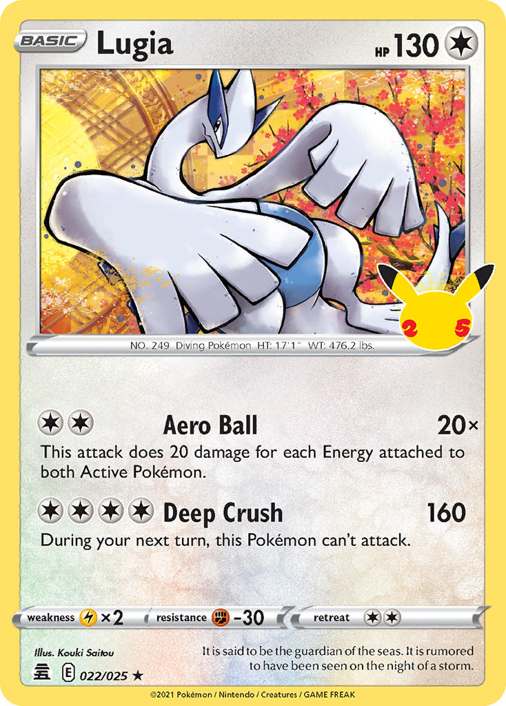 Lugia 22/25 Holo Rare