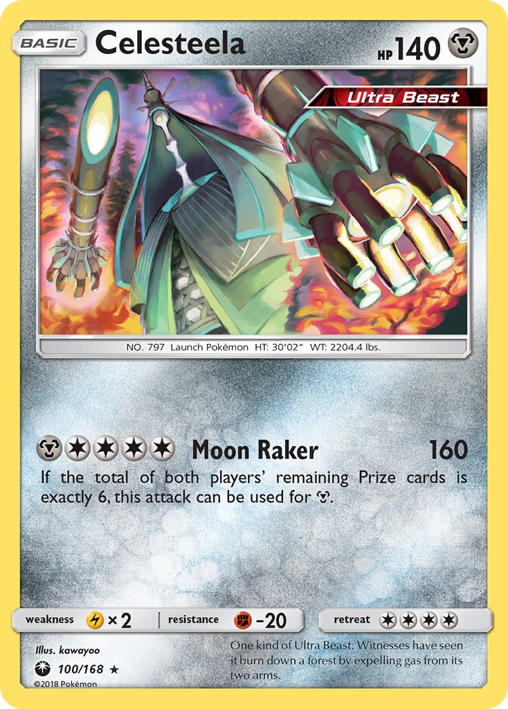 Celesteela 100/168 Reverse Holo Pokémon League Promo (Celestial Storm Season 1) August 2018 - MissingNo.