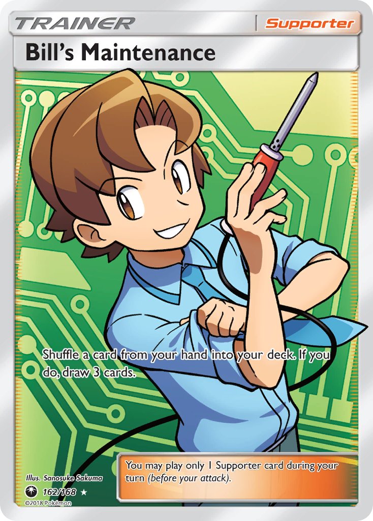 Bill's Maintenance 162/168 Holo Ultra Rare - MissingNo.