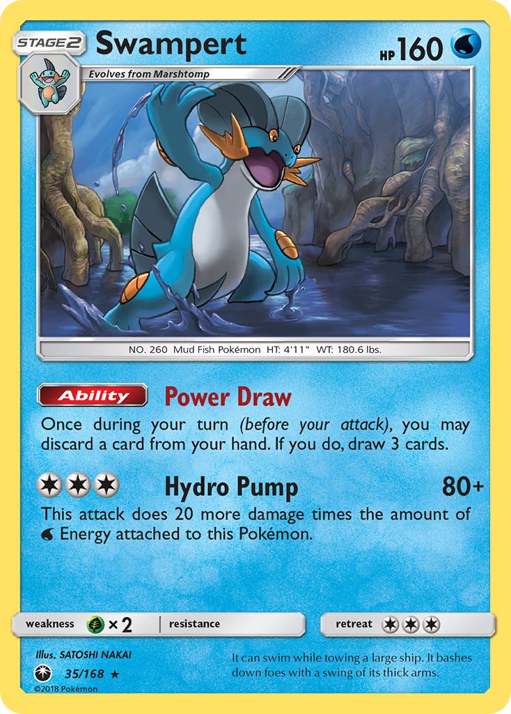 Swampert 35/168 Non-Holo Rare - MissingNo.