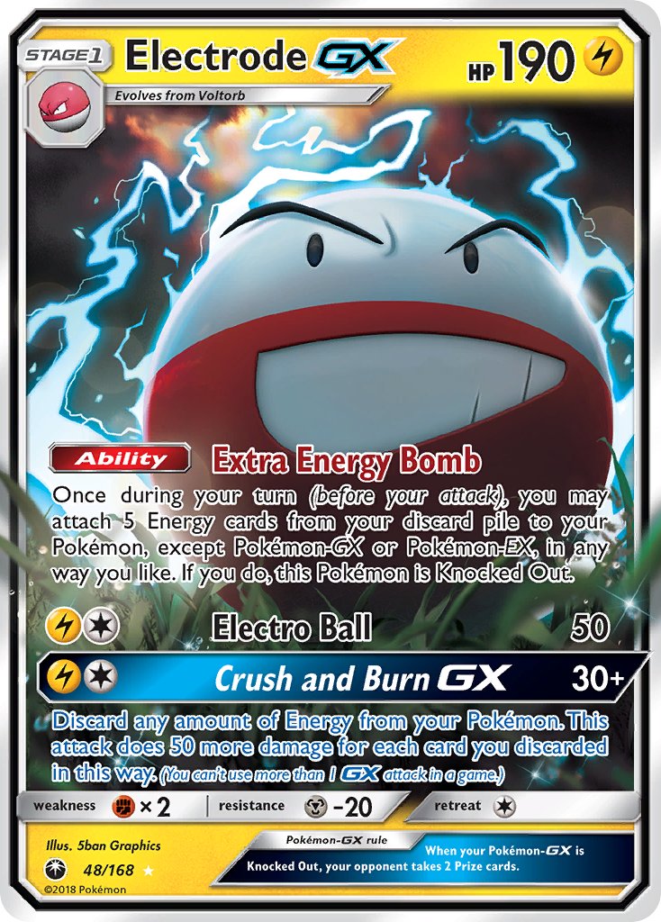 Electrode GX 48/168 Holo Rare GX - MissingNo.