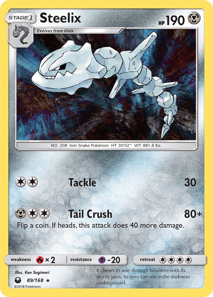 Steelix 89/168 Reverse Rare - MissingNo.