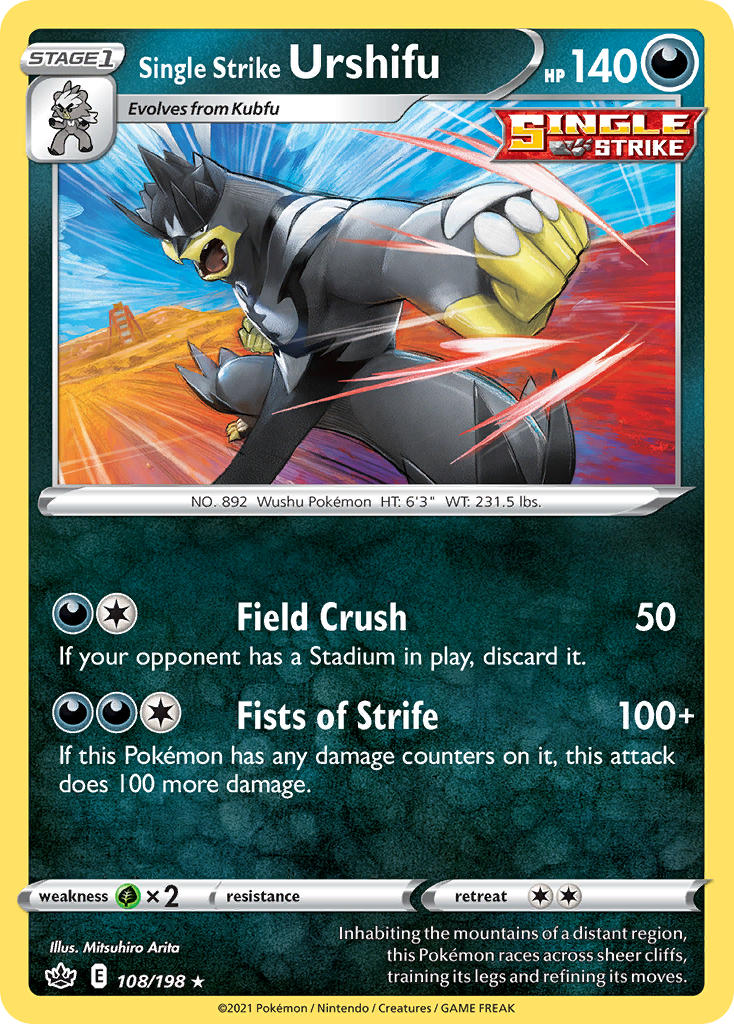 Single Strike Urshifu 108/198 Holo Rare