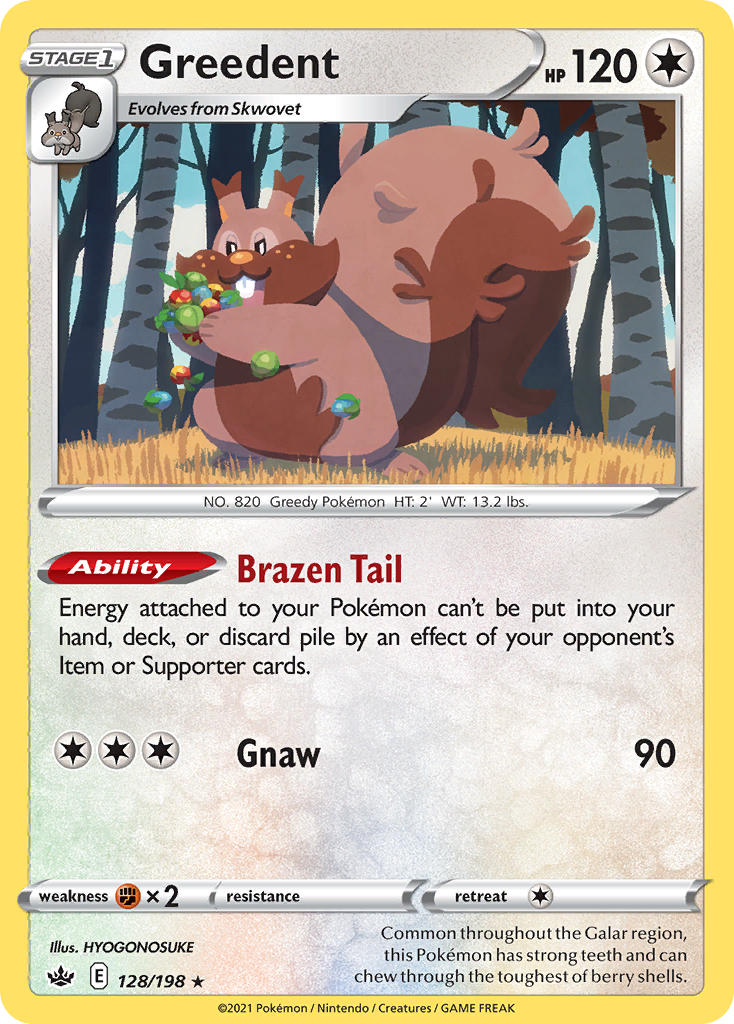 Greedent 128/198 Holo Rare