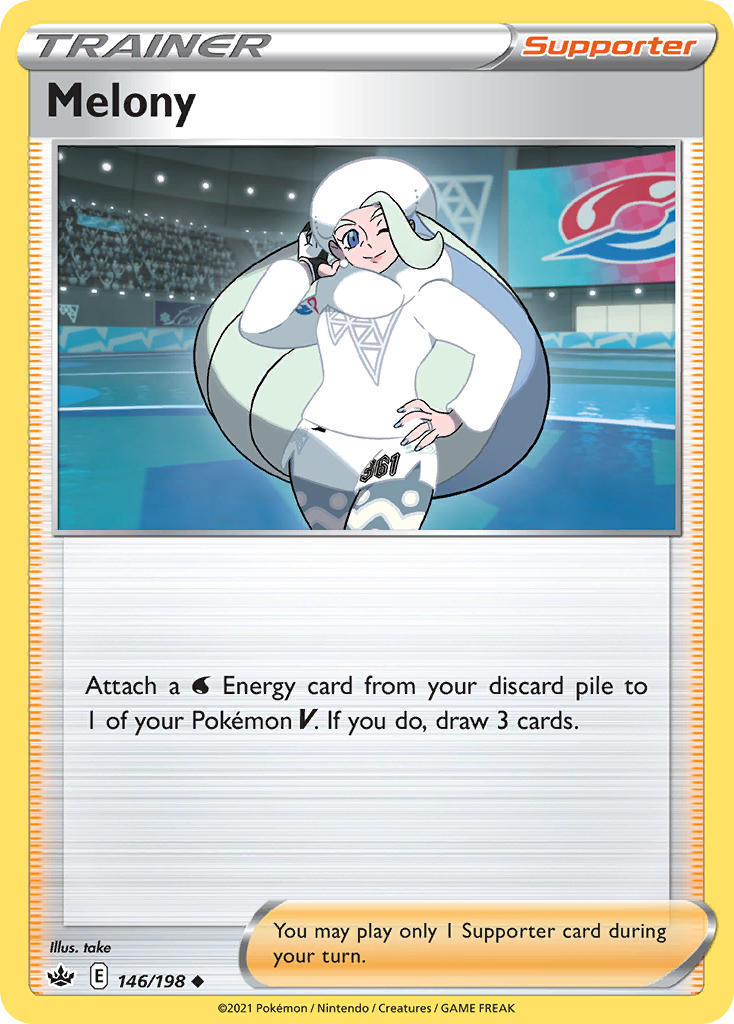 Melony 146/198 Play! Pokémon Stamp Prize Pack Series 1 & Prize Pack Series 2 Exclusive