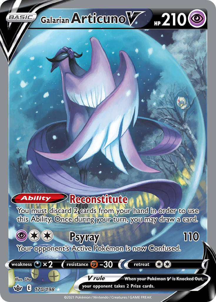 Galarian Articuno V 170/198 Holo Ultra Rare V