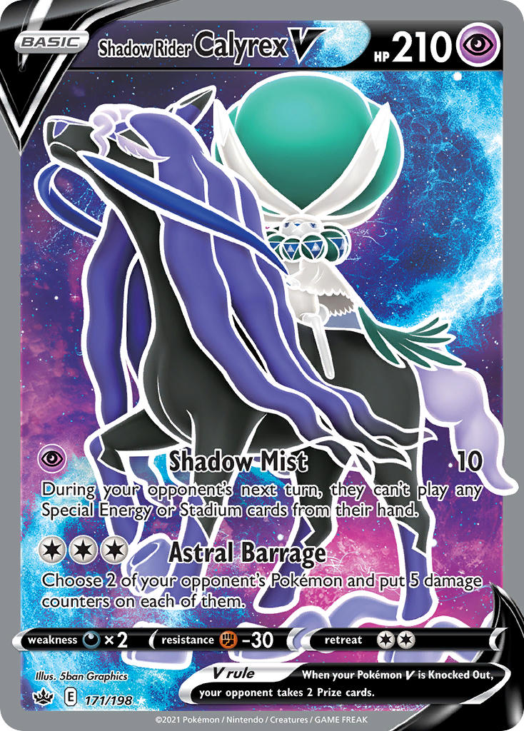 Shadow Rider Calyrex V 171/198 Holo Ultra Rare V