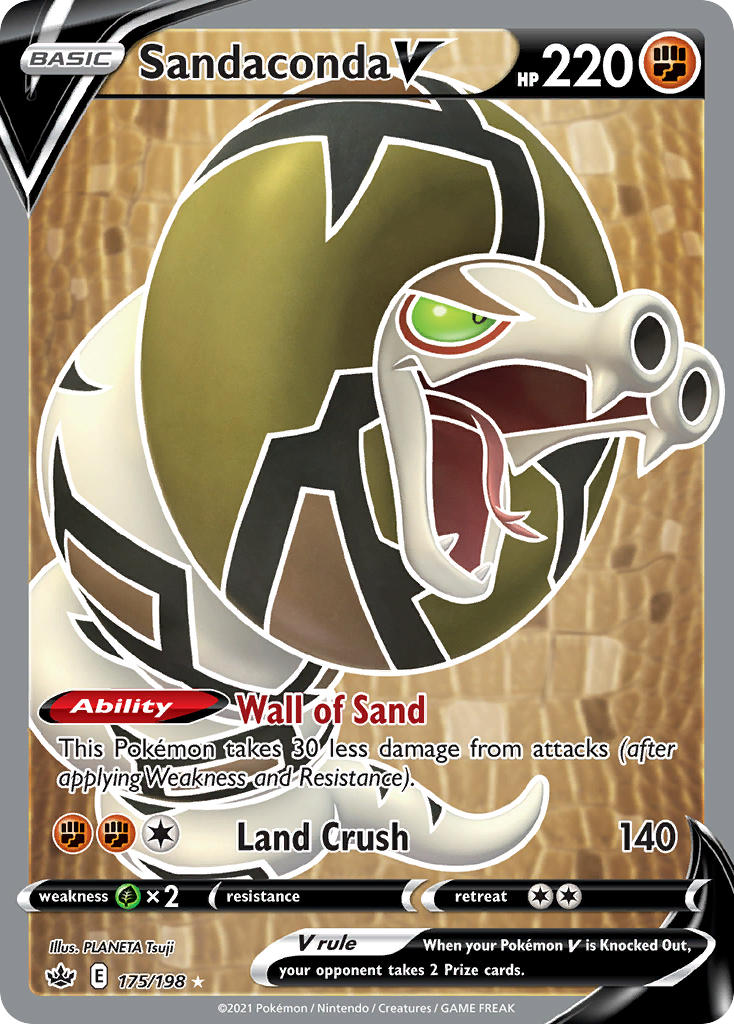 Sandaconda V 175/198 Holo Ultra Rare V