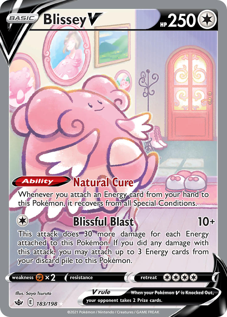 Blissey V 183/198 Holo Ultra Rare V