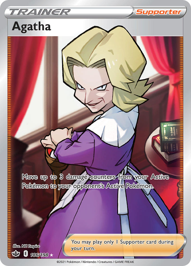 Agatha 186/198 Holo Ultra Rare