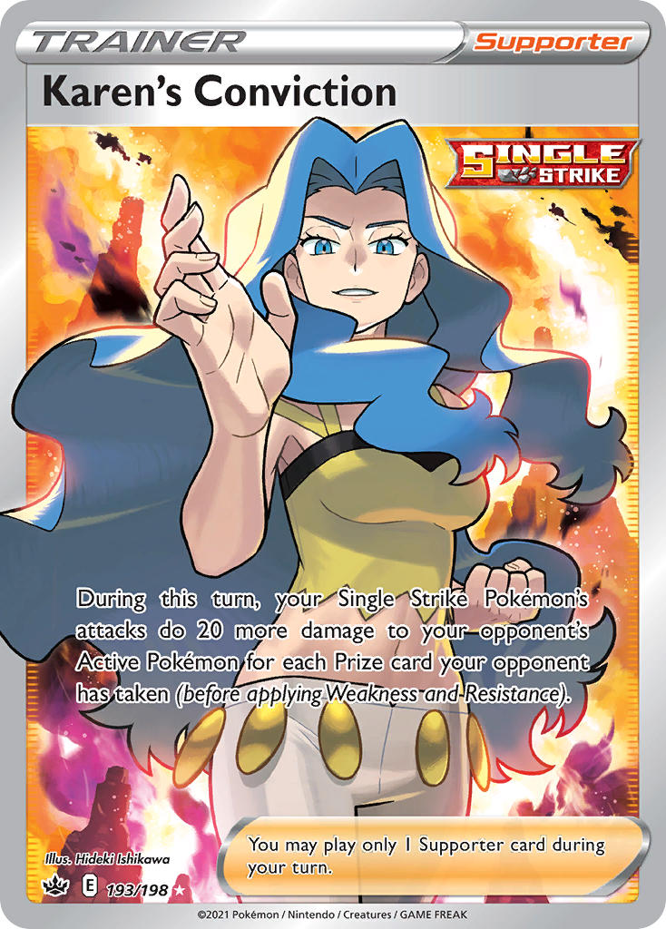 Karen's Conviction 193/198 Holo Ultra Rare