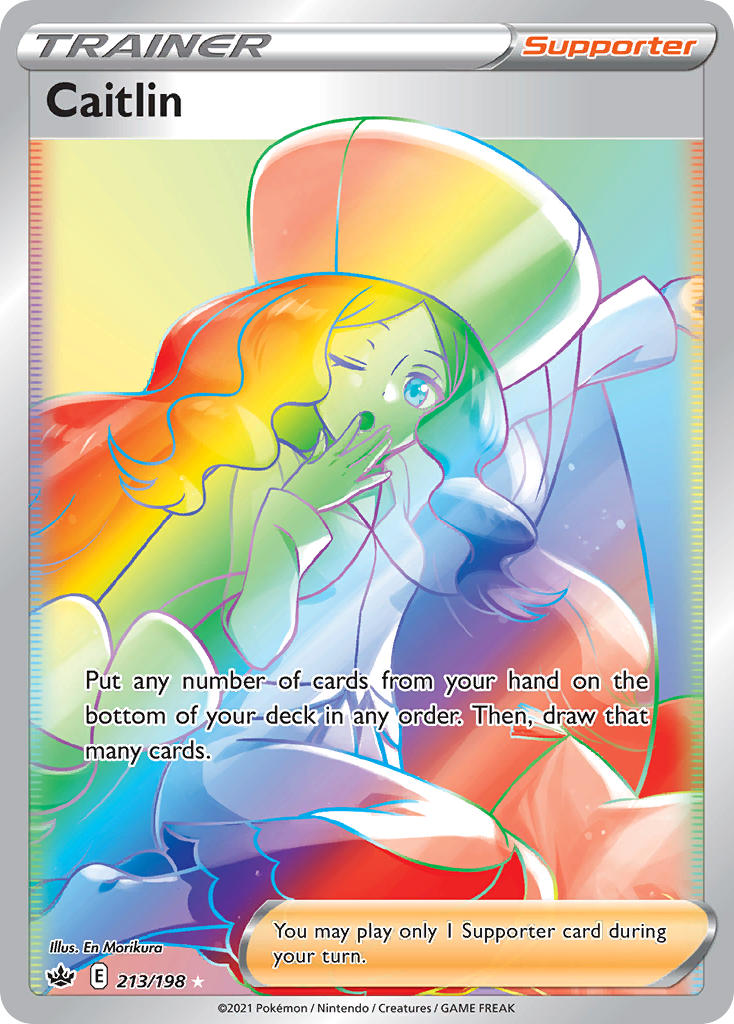 Caitlin 213/198 Rainbow Secret Rare