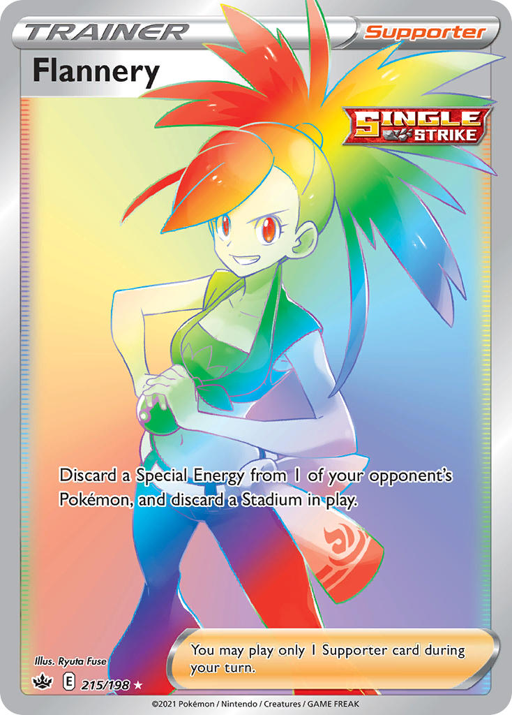 Flannery 215/198 Rainbow Secret Rare