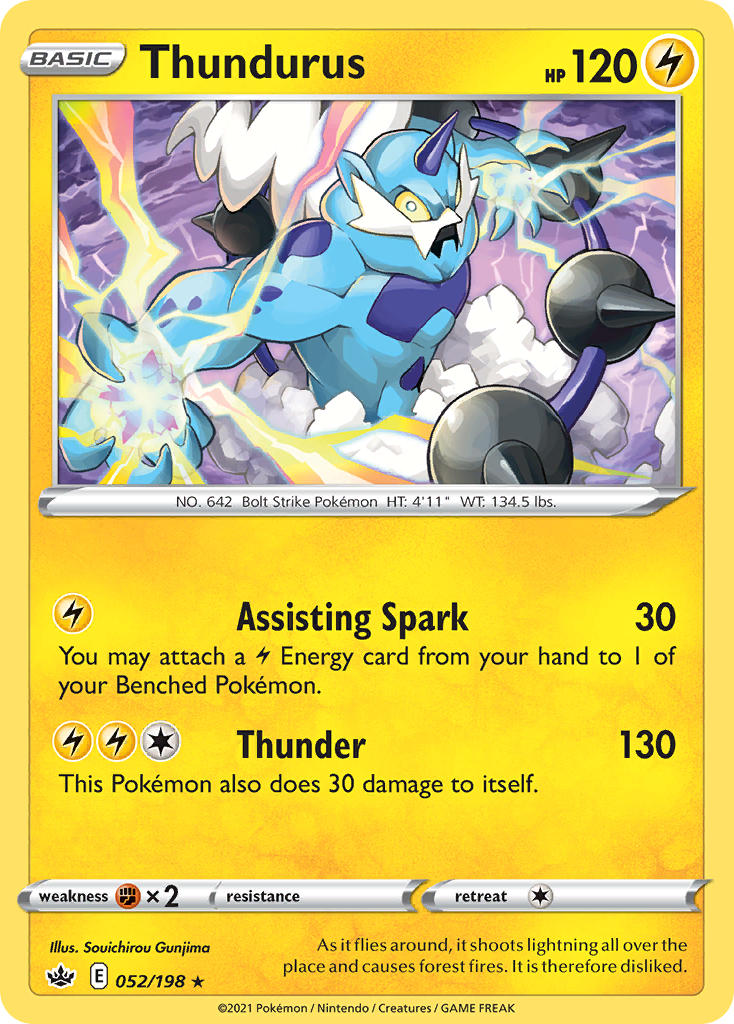 Thundurus 52/198 Holo Rare