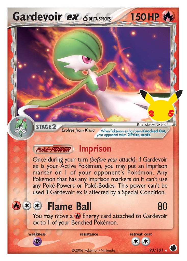 Gardevoir ex ? 93/101 Holo Rare Classic ex - MissingNo.