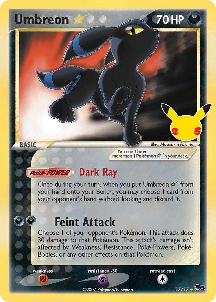 Umbreon ? 17/17 Holo Rare Classic - MissingNo.