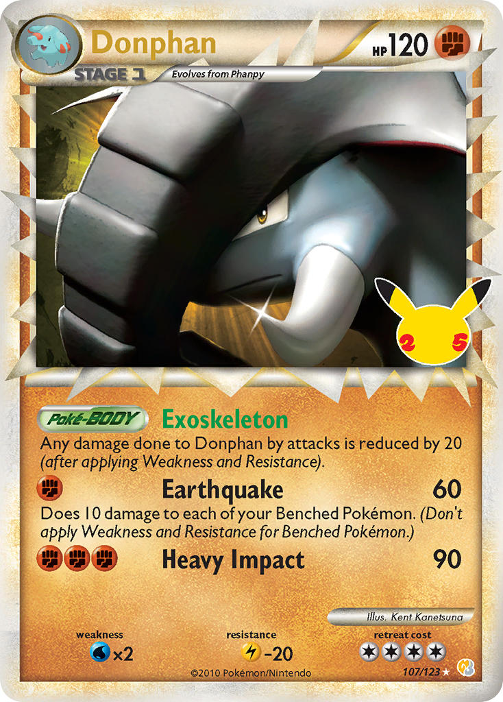 Donphan 107/123 Holo Rare Classic - MissingNo.