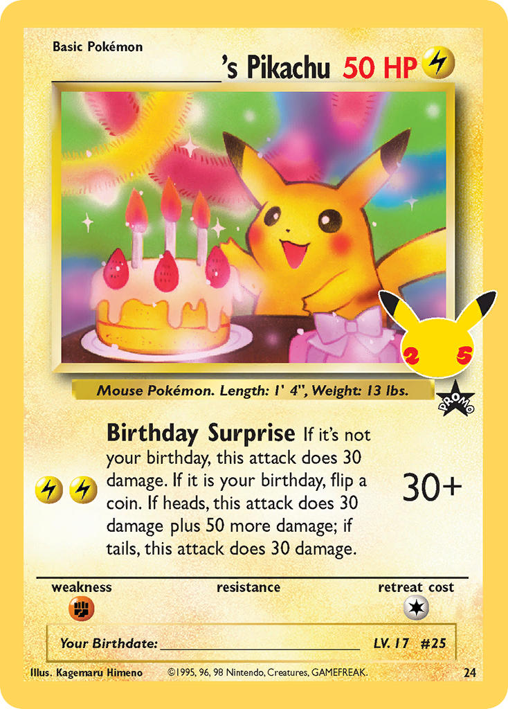 _____'s Pikachu 24 Holo Rare Classic - MissingNo.