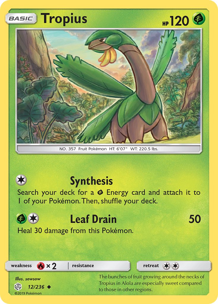 Tropius 12/236 Reverse Uncommon - MissingNo.
