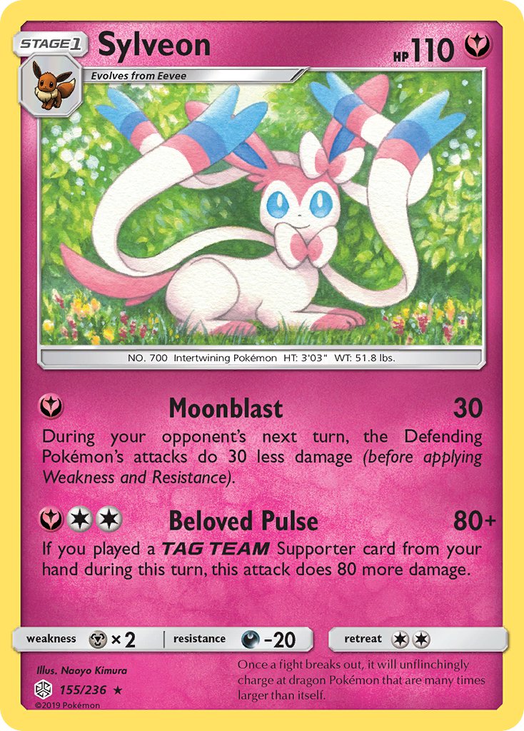 Sylveon 155/236 Reverse Rare - MissingNo.