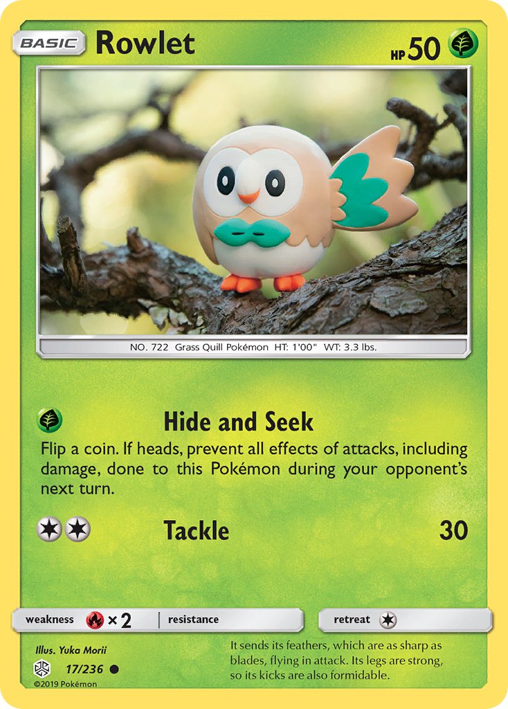 Rowlet 17/236 Reverse Common - MissingNo.
