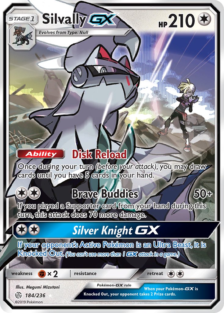 Silvally GX 184/236 Holo Rare GX - MissingNo.