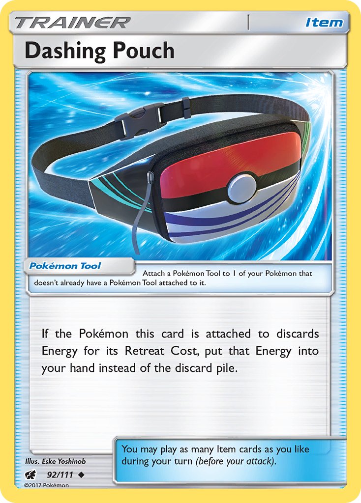 Dashing Pouch 92/111 Reverse Uncommon - MissingNo.