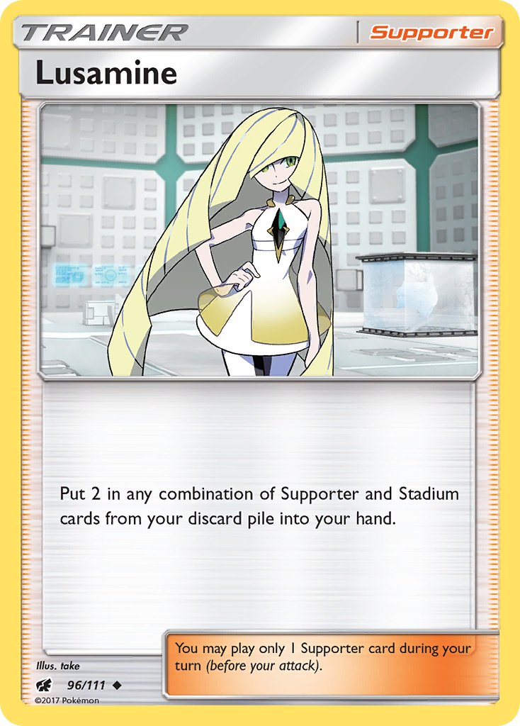 Lusamine 96/111 Reverse Uncommon - MissingNo.