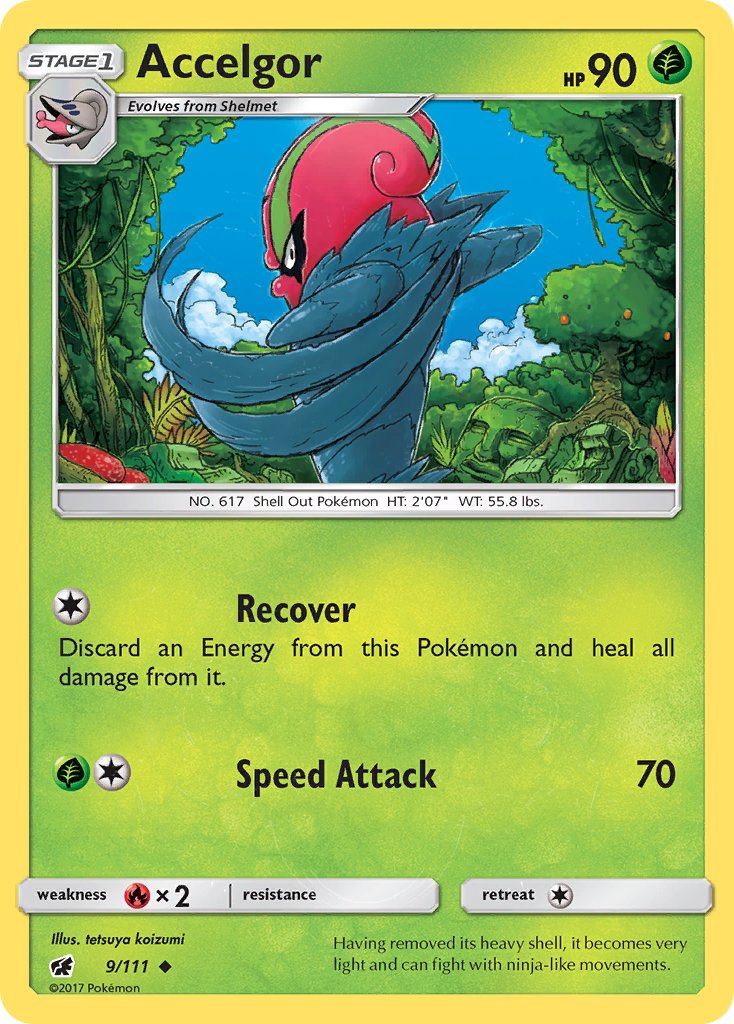 Accelgor 9/111 Reverse Uncommon - MissingNo.