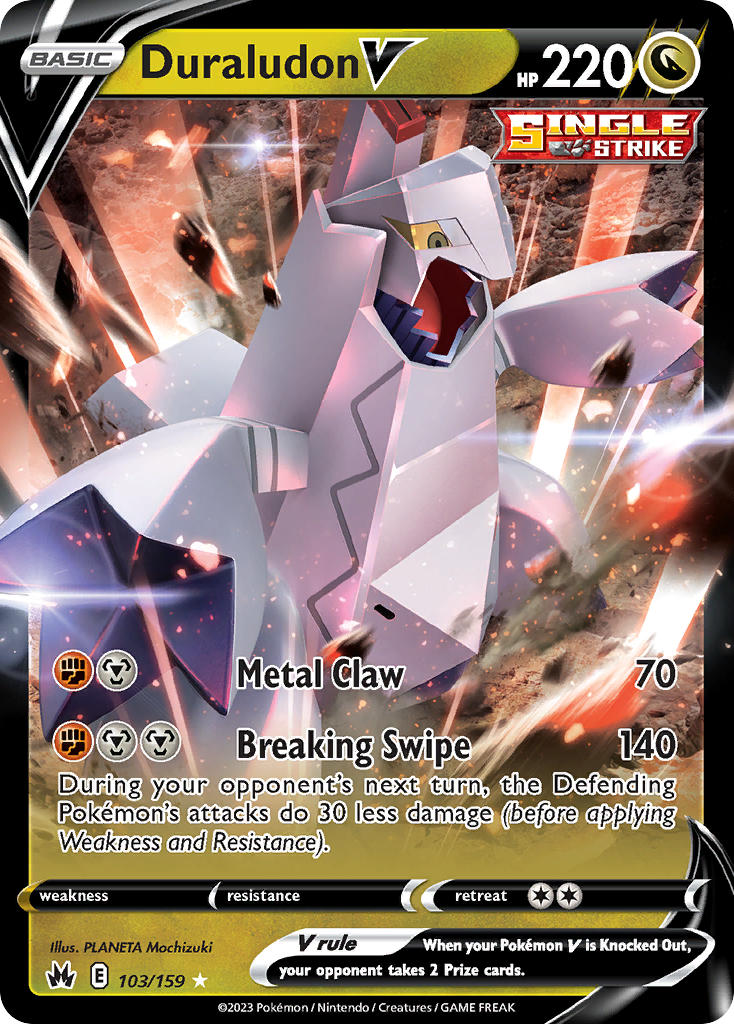 Duraludon V 103/159 Holo Rare V