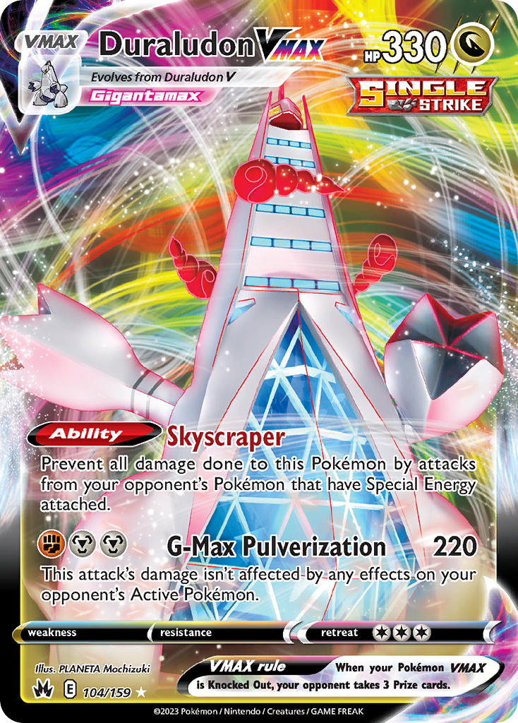Duraludon VMAX 104/159 Holo Rare VMAX